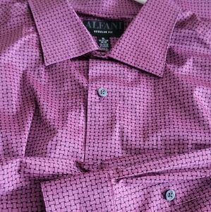 Alfani Men's Dress Shirt with Geometric Pattern